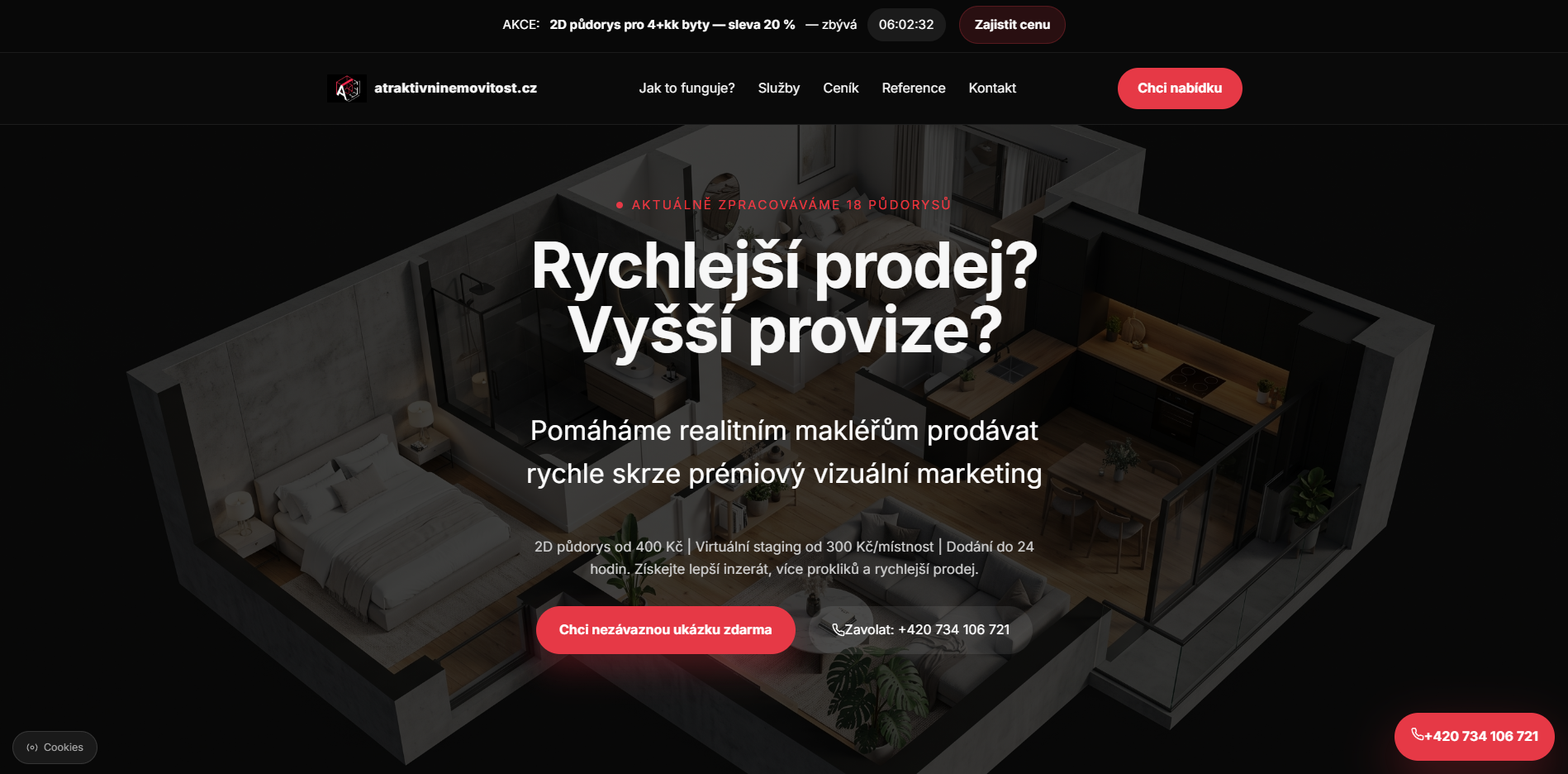 Náhled webu Atraktivní nemovitost